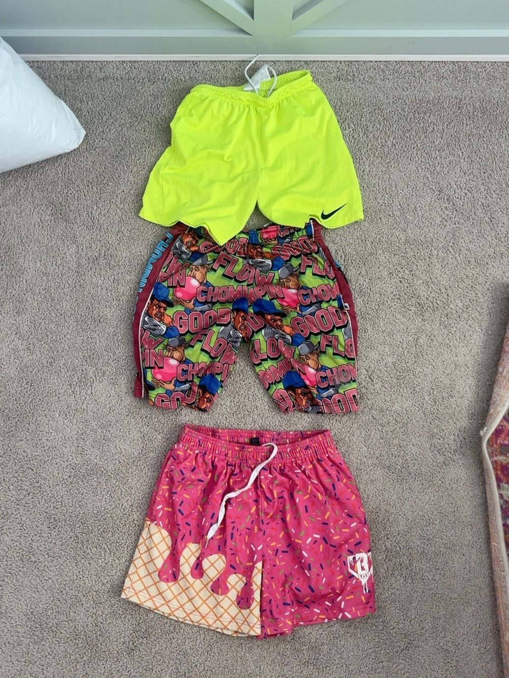 Men’s Medium Shorts Lot Nike Baseball Lifestyle 101 Flow Society M